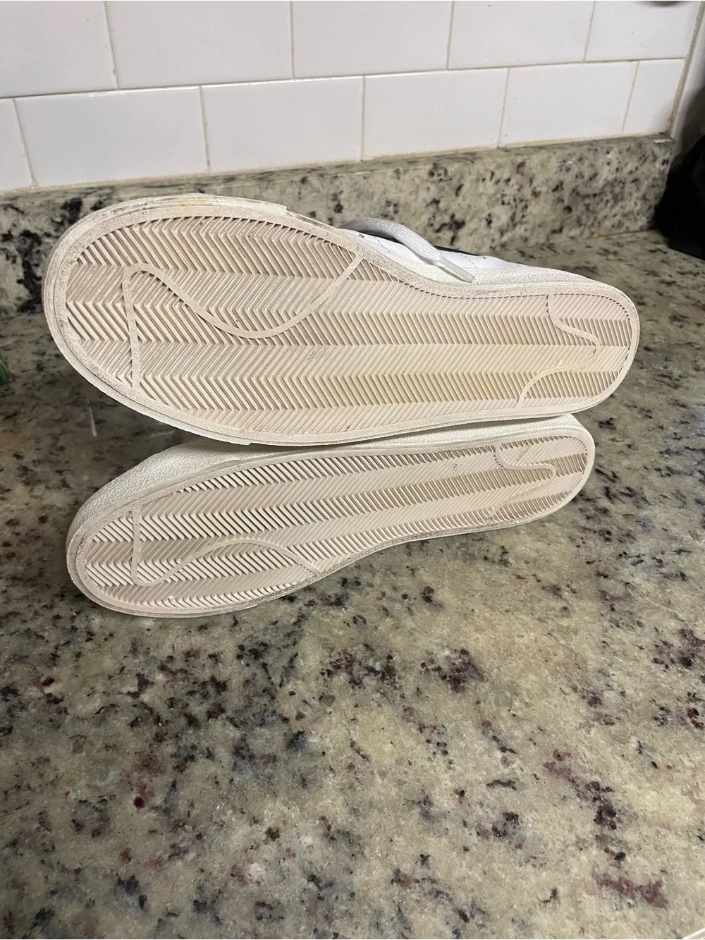 Nike white leather